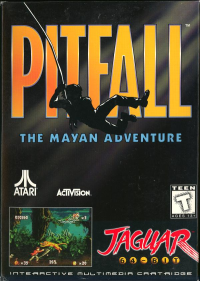Pitfall Mayan Adventure Jaguar US box art